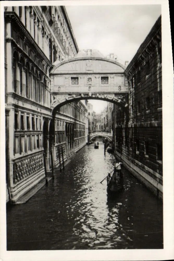 Veneza — Ponte dei Sospiri (Bridge of Sighs) — n°12345 - Frente