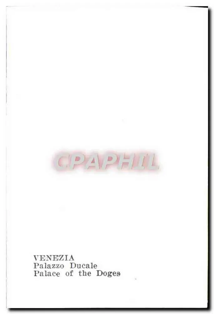 Veneza — Palácio Ducale (Doge's Palace) - Verso