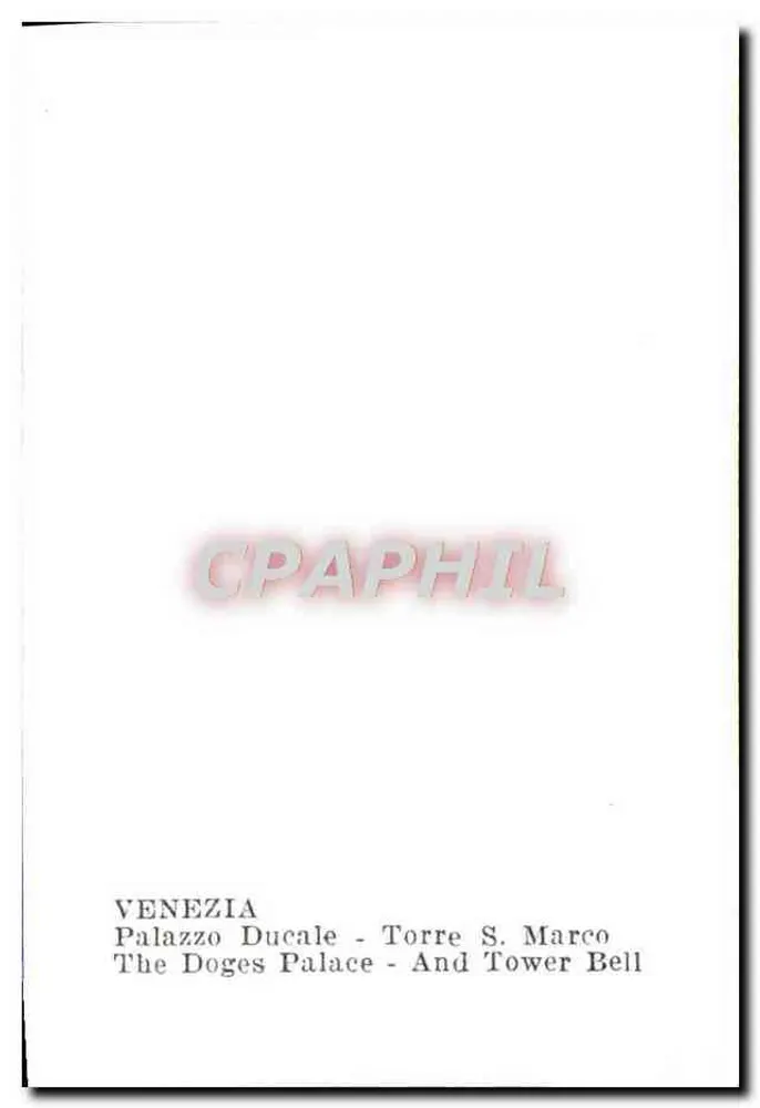 Veneza - Palácio Ducal - Torre S. Marco - Verso