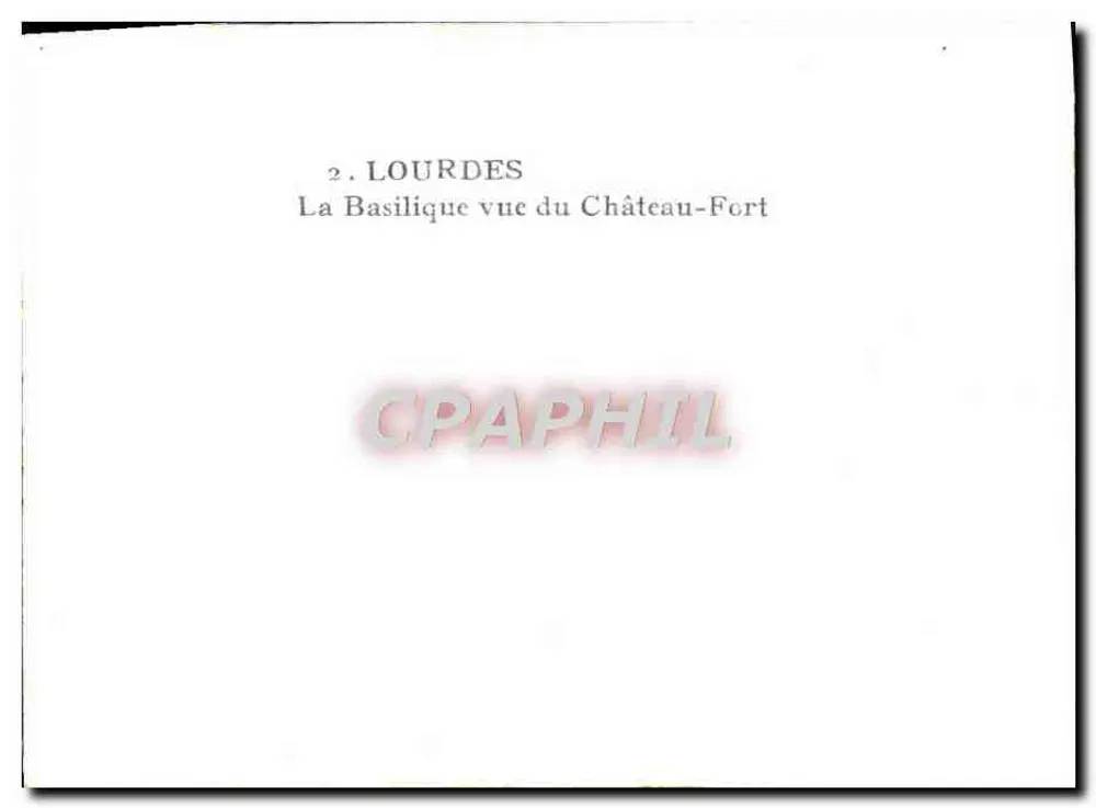 Lourdes — Die Basilika vom Château-Fort aus gesehen - Rückseite