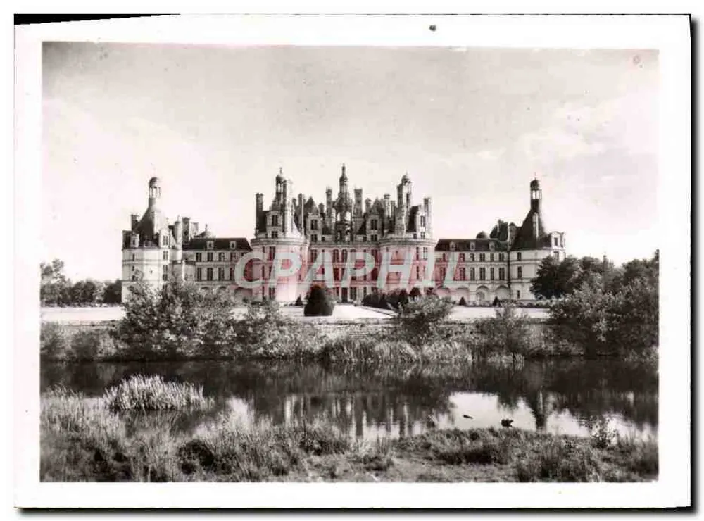 Schloss Chambord — Fassade und Gärten am Cosson — Luxus-Edition « Estel » Nr. 2452 - Vorderseite