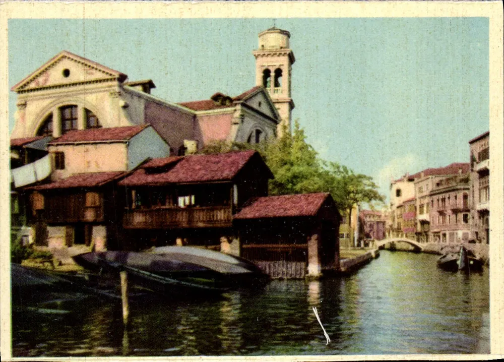 Veneza — Igreja de São Trovaso — editor Squeri San Trovaso - Frente