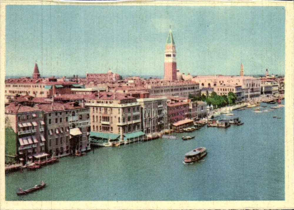 Venedig — Der Große Kanal von oben gesehen - Vorderseite