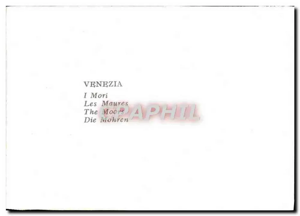 Os Maures — Vêneto — número de série não visível - Verso
