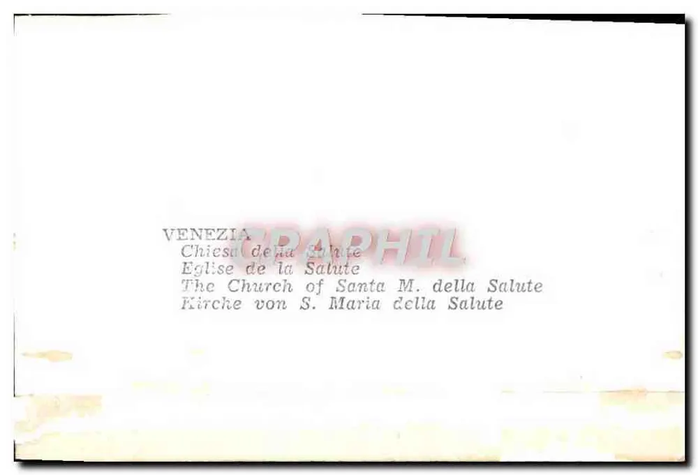 Veneza — Igreja da Salute - Verso