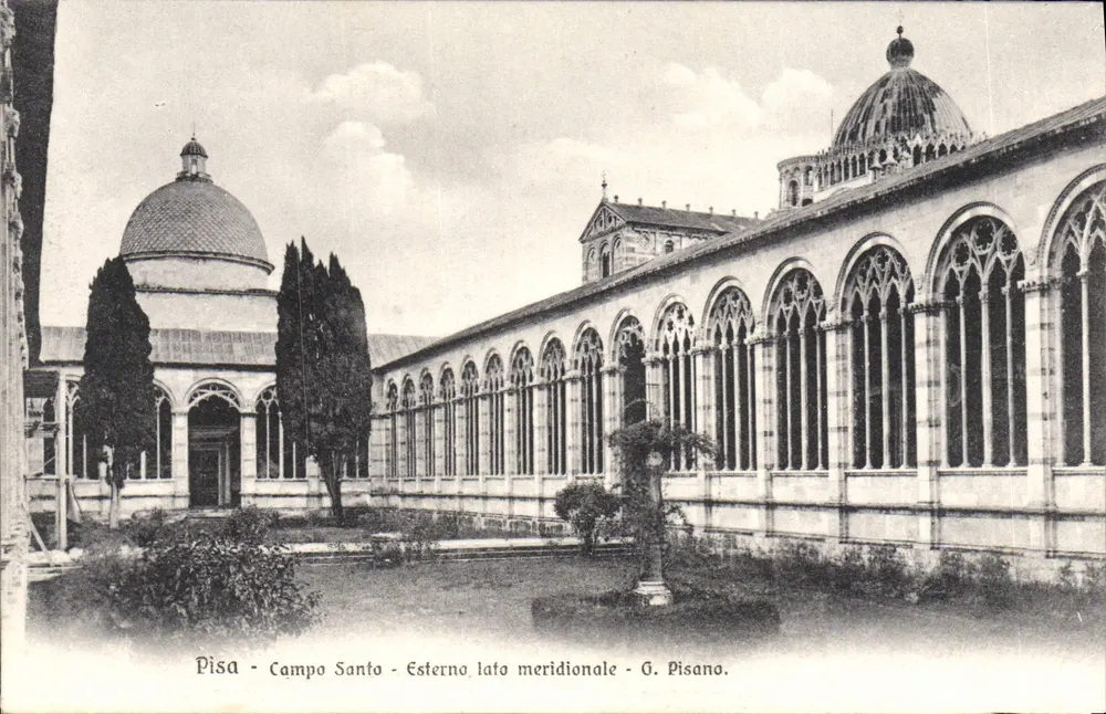 Pisa - Campo Santo - Äußeres, südliche Seite - G. Pisano - Vorderseite