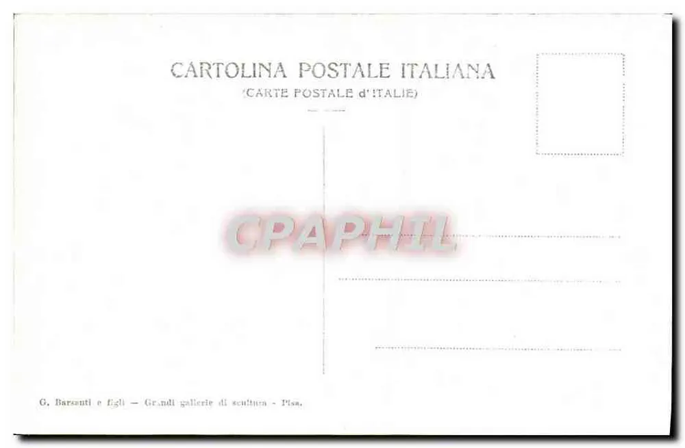 Pisa - Campo Santo - Innenansicht der Ostgalerie. - Rückseite