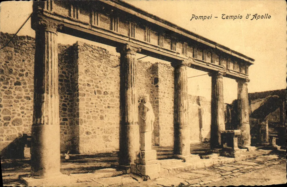 Pompeia - Templo de Apolo — Ed. Tranucci & Migliaccio, n°167 - Frente