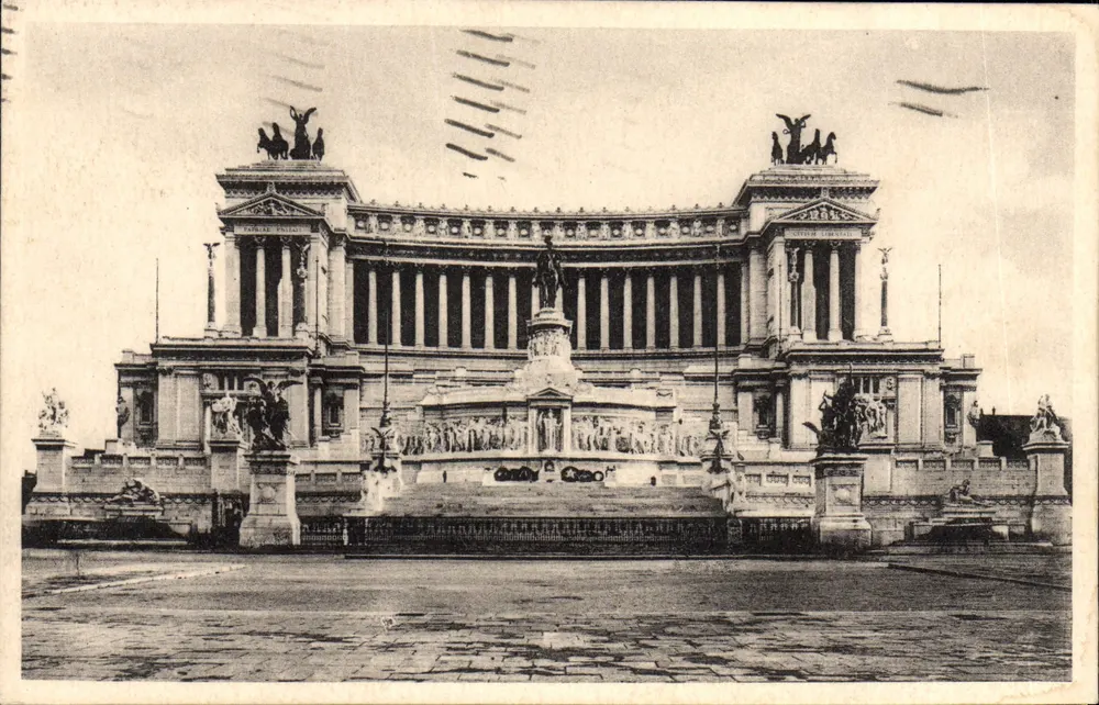 Monumento a Vittorio Emanuele II — Roma — Ediz. S.A.F. Milano - Frente