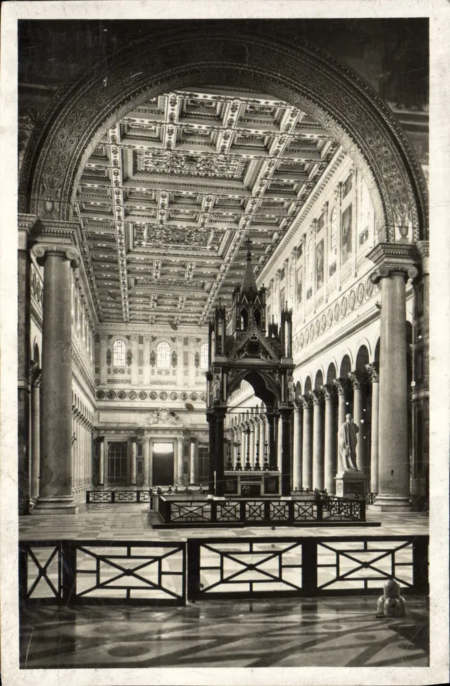 Interior da Basílica de São Pedro — Foto Brügner, Roma — n° 424 - Frente