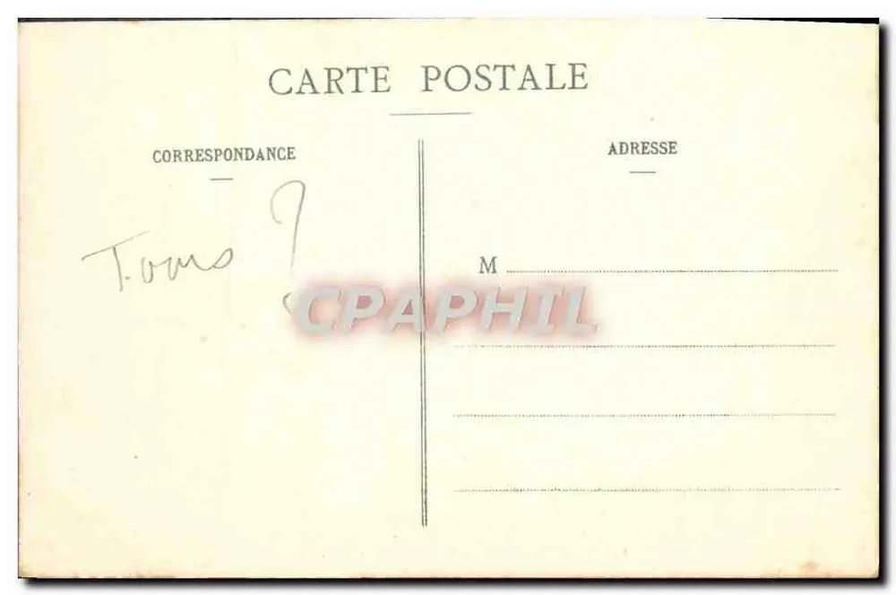 Das Palais de Justice und die Fontänen — N.P. — Nr. 210 - Rückseite
