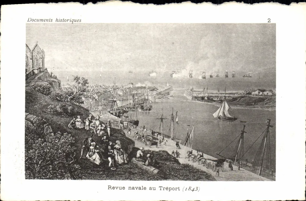 Revisão naval em Tréport (1843) — Documentos históricos — n°2 - Frente