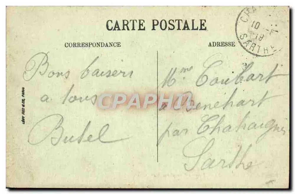 TROUVILLE — Das « Touques » auf offener See — LL - Rückseite
