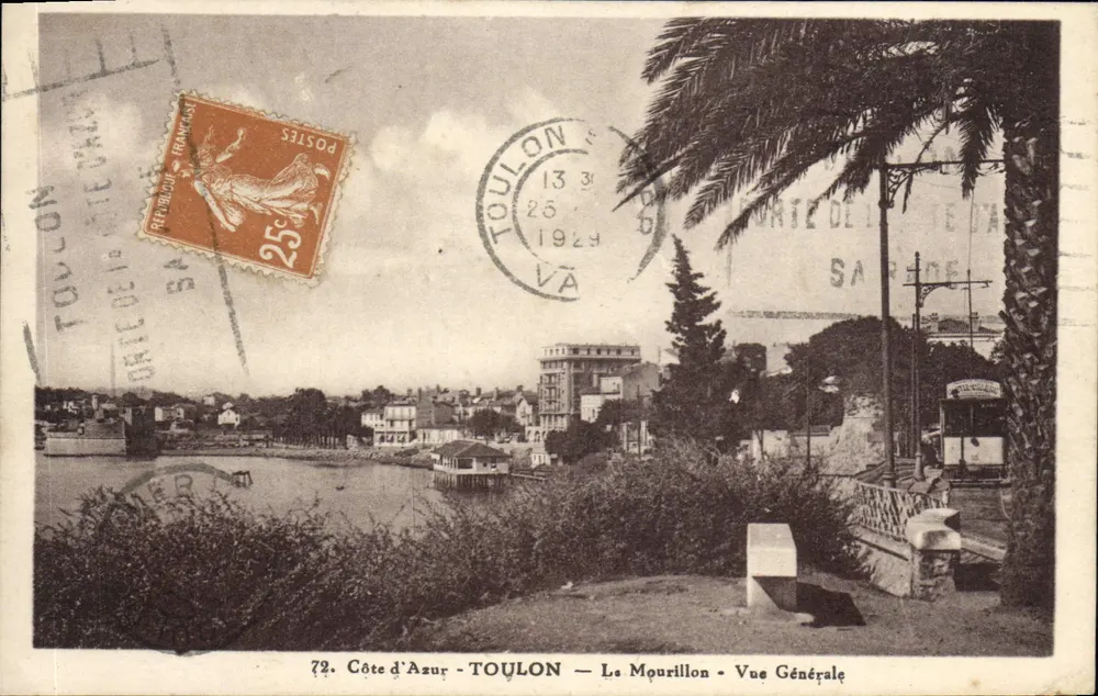 Côte d'Azur - TOULON — La Mourillon - Vista Geral - Frente