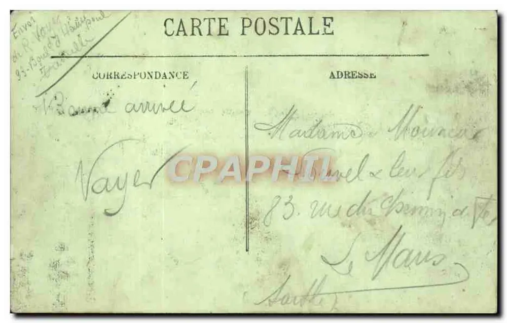 Trouville — Ankunft des Schiffes aus Havre — LL. Nr. 56 - Rückseite