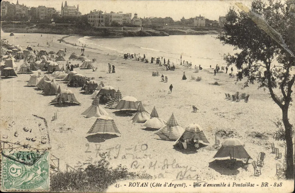 ROYAN (Côte d'Argent) — Vista geral de Pontaillac — BR - 828 - Frente