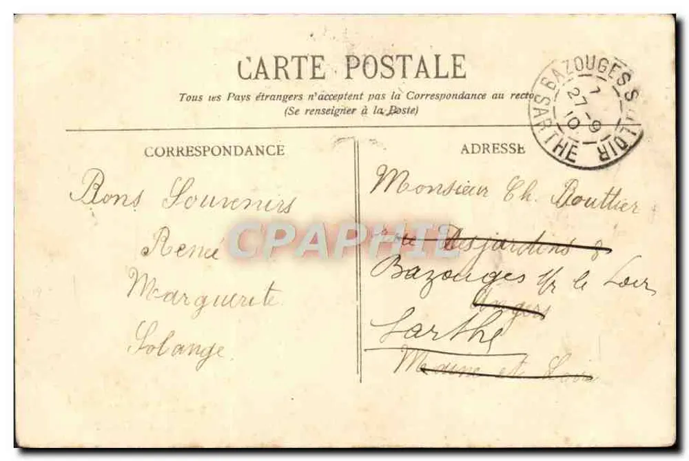 ROYAN (Côte d'Argent) — Vista geral de Pontaillac — BR - 828 - Verso