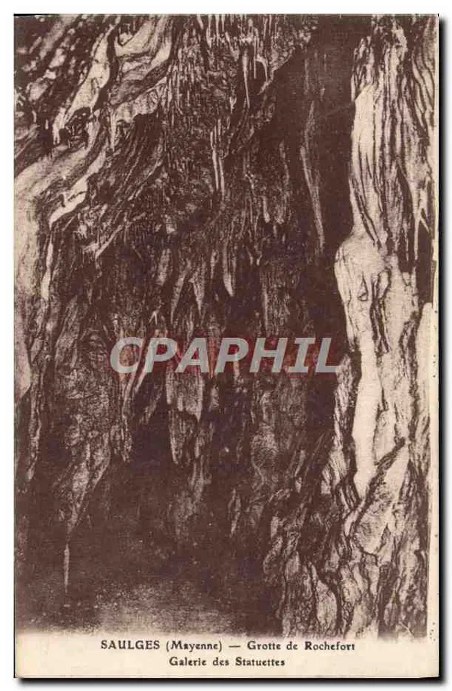 Saulges (Mayenne) — Grotte de Rochefort, Galerie der Statuetten — Edition G. Jonbin - Vorderseite