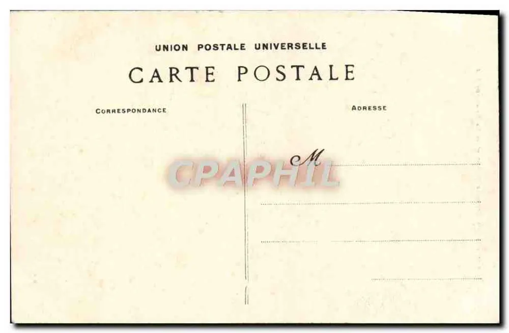 Bretonische Pfeifenraucherin vom Cap und La Pointe-du-Raz — Sammlung Villiard, Quimper — n° 4056 - Rückseite