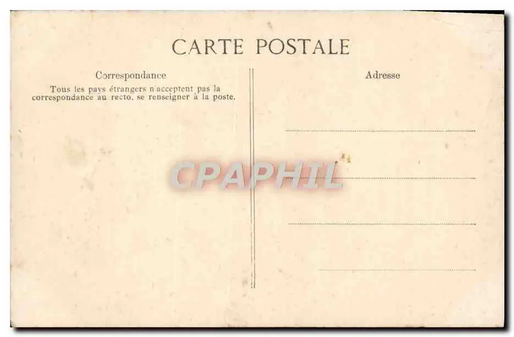 Junge Frau aus Roscoff und Saint-Pol-de-Léon — Bretonische Kleidung — Verlag E.P.D. Nr. 215 - Rückseite