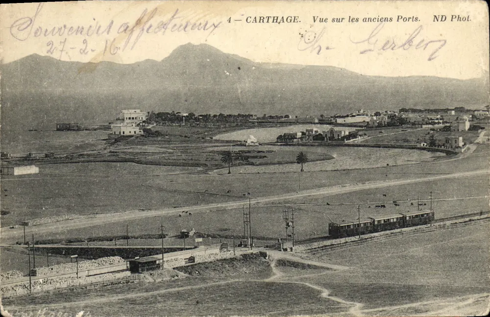 Carthage — Ansicht der alten Häfen — ND Phot. - Vorderseite