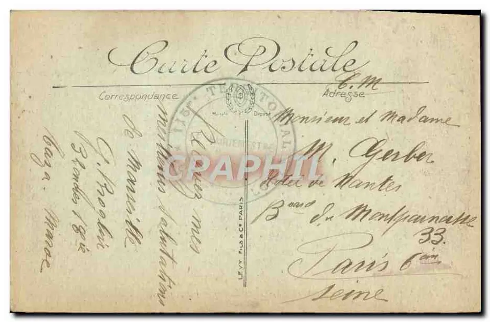 Marseille — Square de la Bourse und Denkmal von Pierre Puget — Selecta - Rückseite