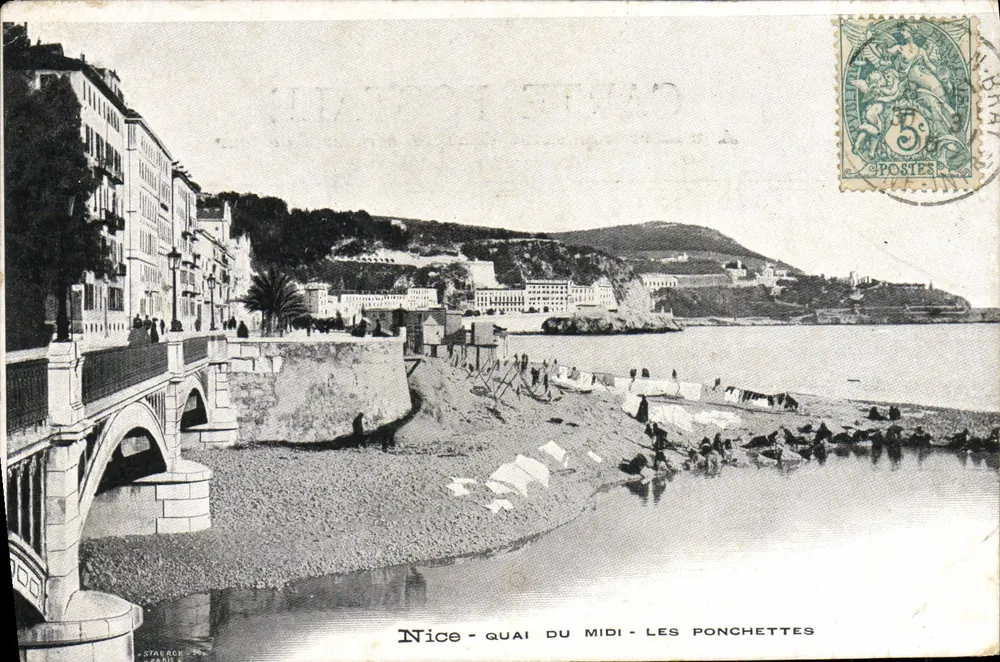 Nice - Quai du Midi - Les Ponchettes — Verlag Staercke, Nr. 39 - Vorderseite