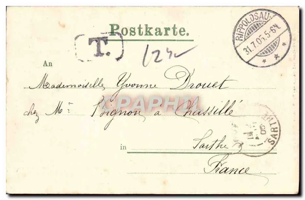 Baltheshof in Nottingen — strohoekhuis in het Schwarzwald — Ph. Bassomar, Bade-Daden, n°172 - Achterkant