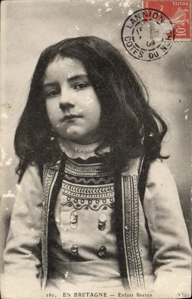 En Bretagne — Enfant Breton — Éditeur F.D. n° 260 - Frente
