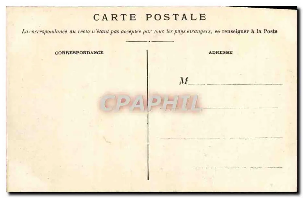 Ilhas Chausey — O Rinoceronte — Editor: J. Dufour, n° 12 - Verso