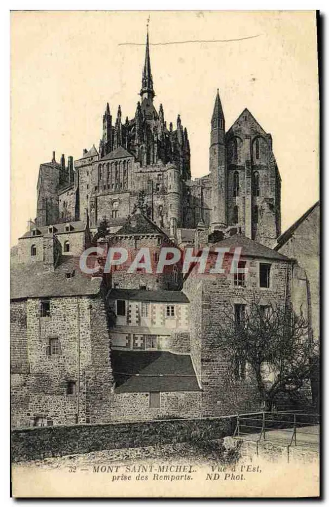Mont Saint-Michel — Vue de l'Est prise des Remparts — ND Phot. - Vorderseite