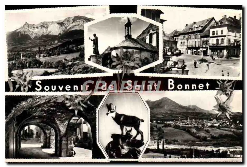 Saint-Bonnet-en-Champsaur — Souvenir — Wydawnictwo Francuskie - Awers