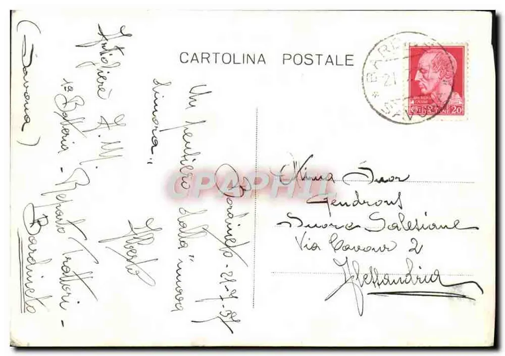 Bardinetto — Asilo Infantile (édifice) — Rub. - Verso