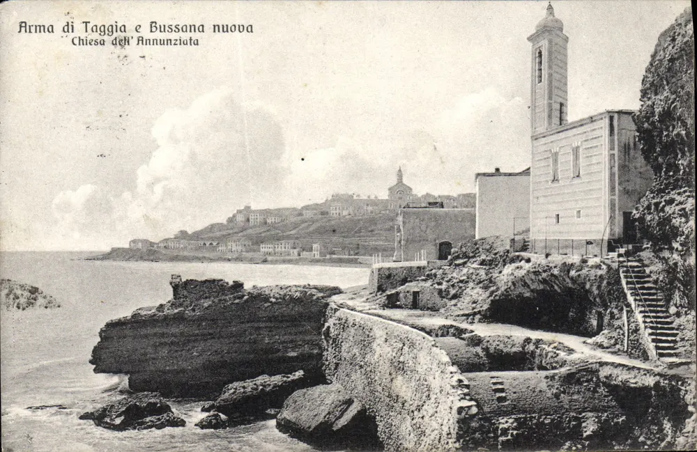 Arma di Taggia e Bussana nuova — Kirche der Verkündigung — Verlag Brunner & C., Como, n° 21688 - Vorderseite