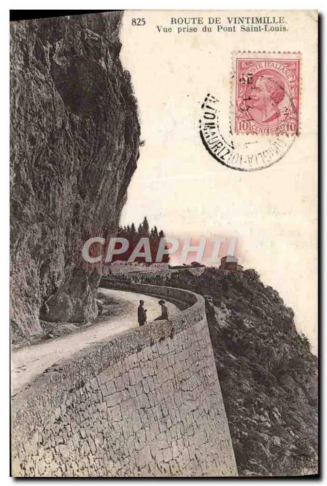 Route de Vintimille — Ansicht vom Pont Saint-Louis — Verlag N. FASCHÉ, IMP. CRÉTEIL - Vorderseite
