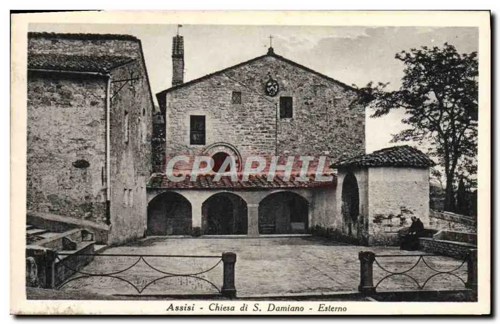 Assisi - Chiesa di S. Damiano - Esterno — Ediz. Giuseppe Pennacchi - Recto