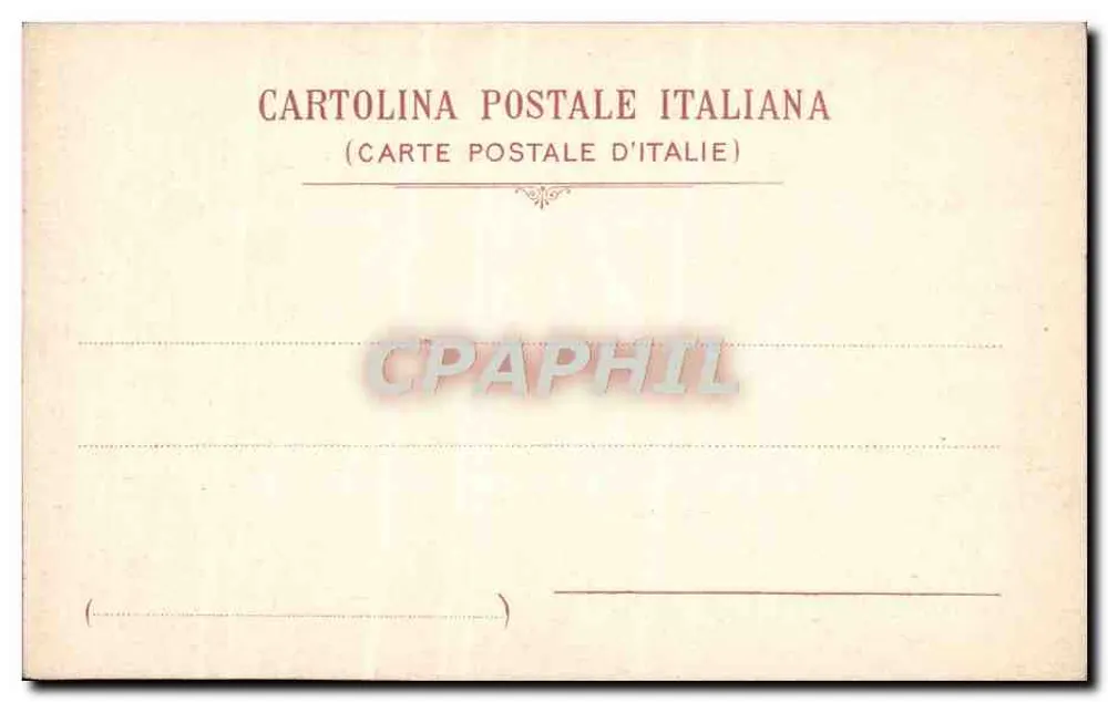Pompeii — Opferung Apollos — Lit. de Luca Gentile & C. Napoli - Rückseite