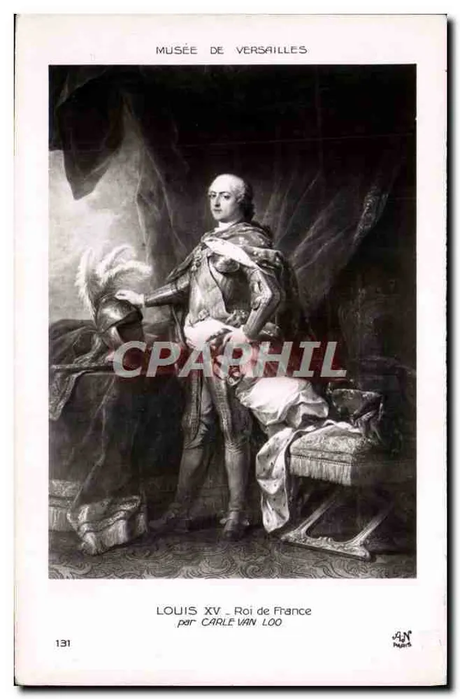Louis XV – König von Frankreich — Musée de Versailles — von Carle Van Loo — n° 131 - Vorderseite