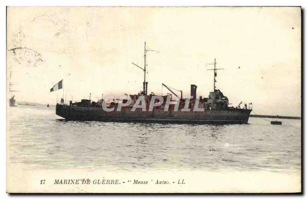 Marinha de Guerra - 'Meuse' Aviso - LL - Frente
