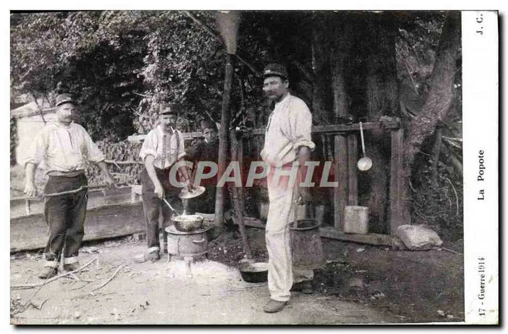 A Popote — Guerra 1914 — J. C. Popote - Frente