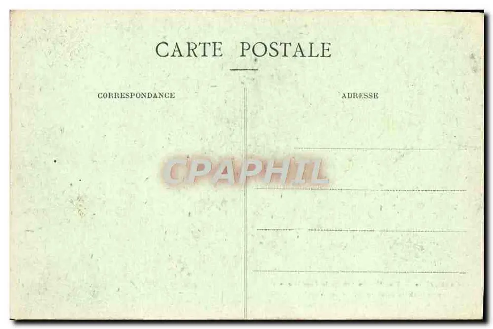 Creil (Oise) - Ein Haus auf der rue de la République nach dem Abwurf einer Torpille in den Hof (1918) — Chaibrette, Verlag - Rückseite