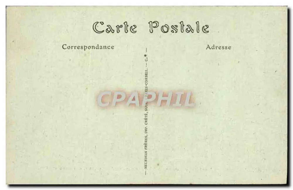 Crépy-en-Laonnois — Standort des langreichweiten Kanons « Bertha », der auf Paris feuerte — JND Hol. n°1223 - Rückseite