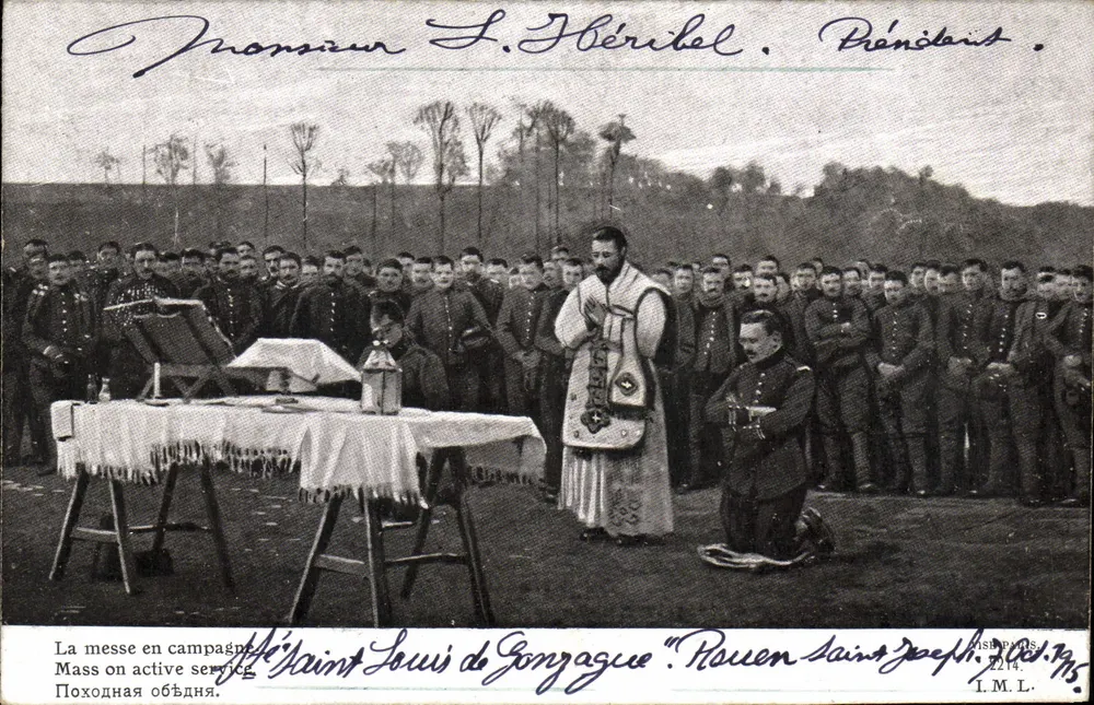 Messaggio in campagna — Signor L. Hérébile, Presidente — Edizione Patriottica, n° 2214 - Recto
