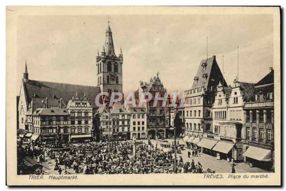 Trier. Praça do mercado — editor Jacob Kron, n°20 - Frente