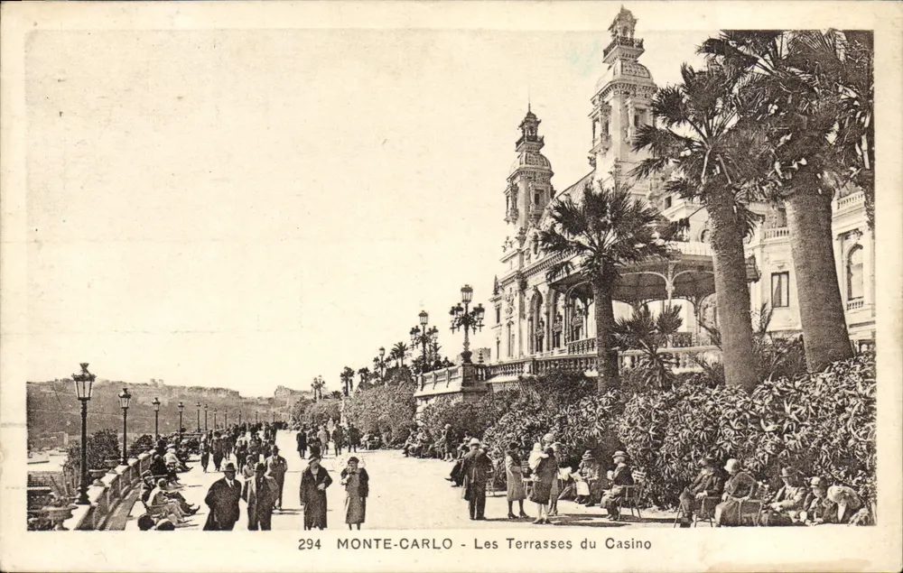 MONTE-CARLO - Die Terrassen des Casinos — Édition Grimaldi, Nr. 294 - Vorderseite