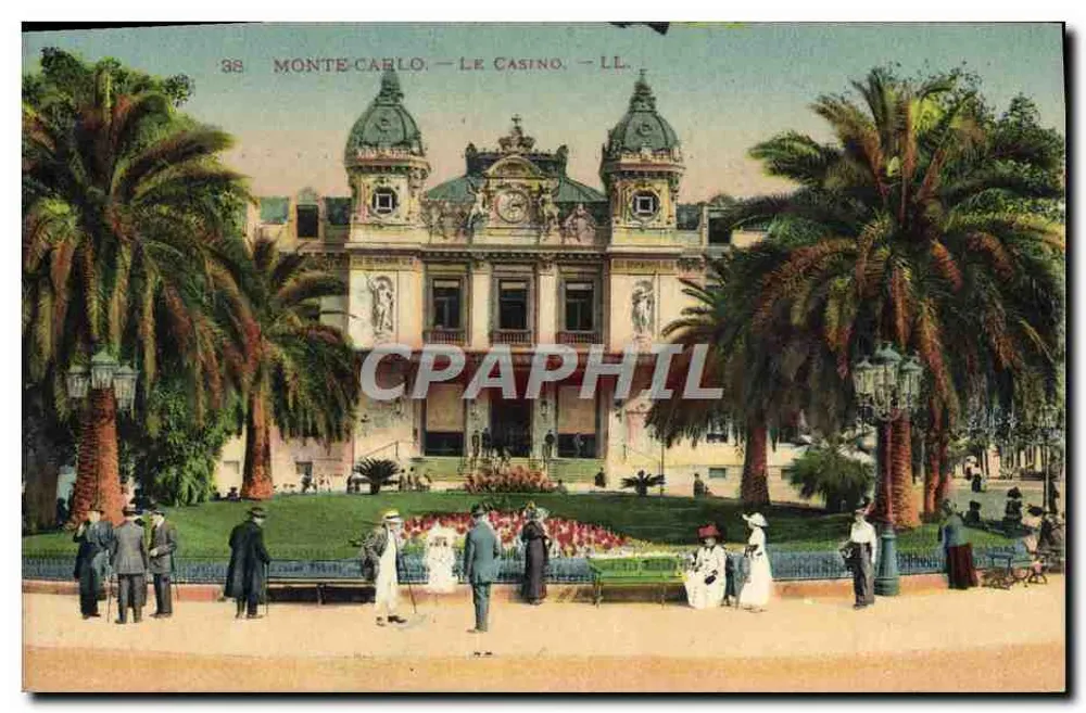 Monte-Carlo — O Casino — LL. n°38 - Frente