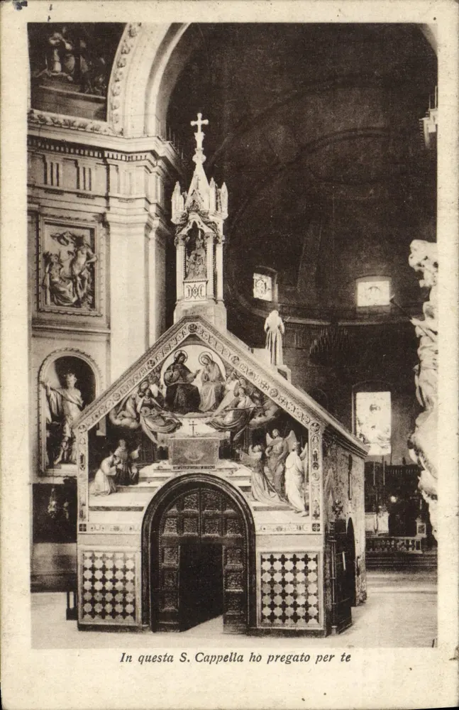 Basílica patriarcal de S. Maria degli Angeli — Capela della Porziuncola — editor R. Braun, n° 111099 - Frente