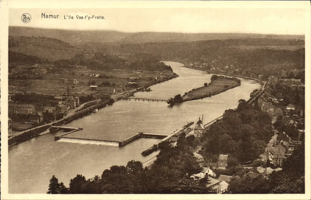 Namur — A Ilha Vas-t'y-Frotte — Editor N. LELIS - Frente