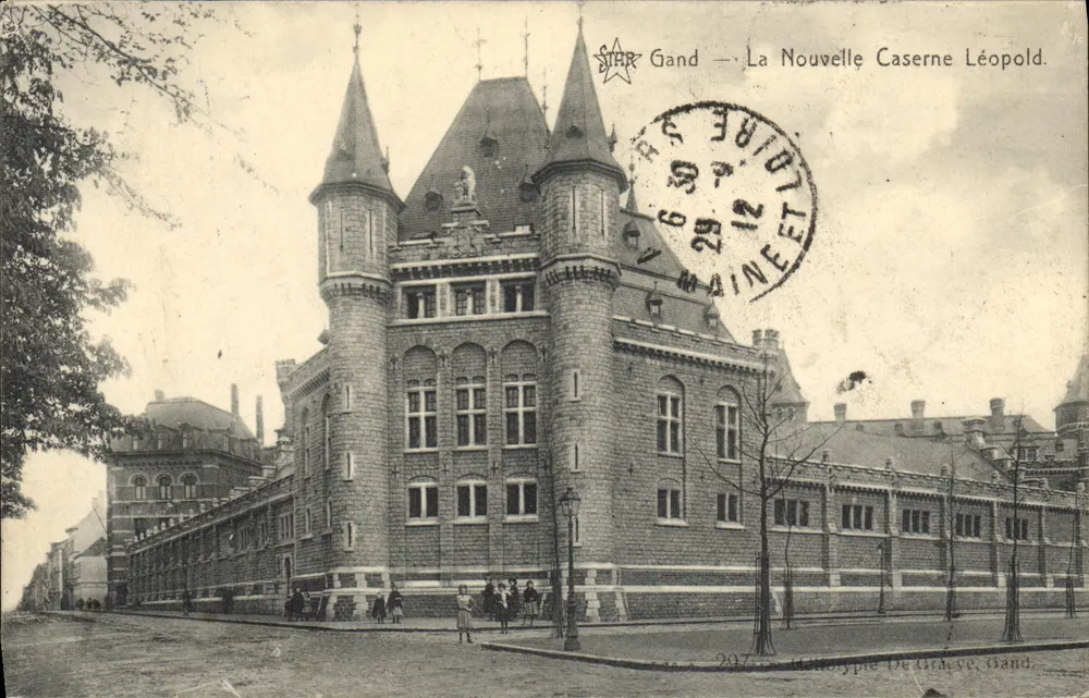Gand — Die neue Léopold-Kaserne — Verlag STAR Gand, n°297 - Vorderseite