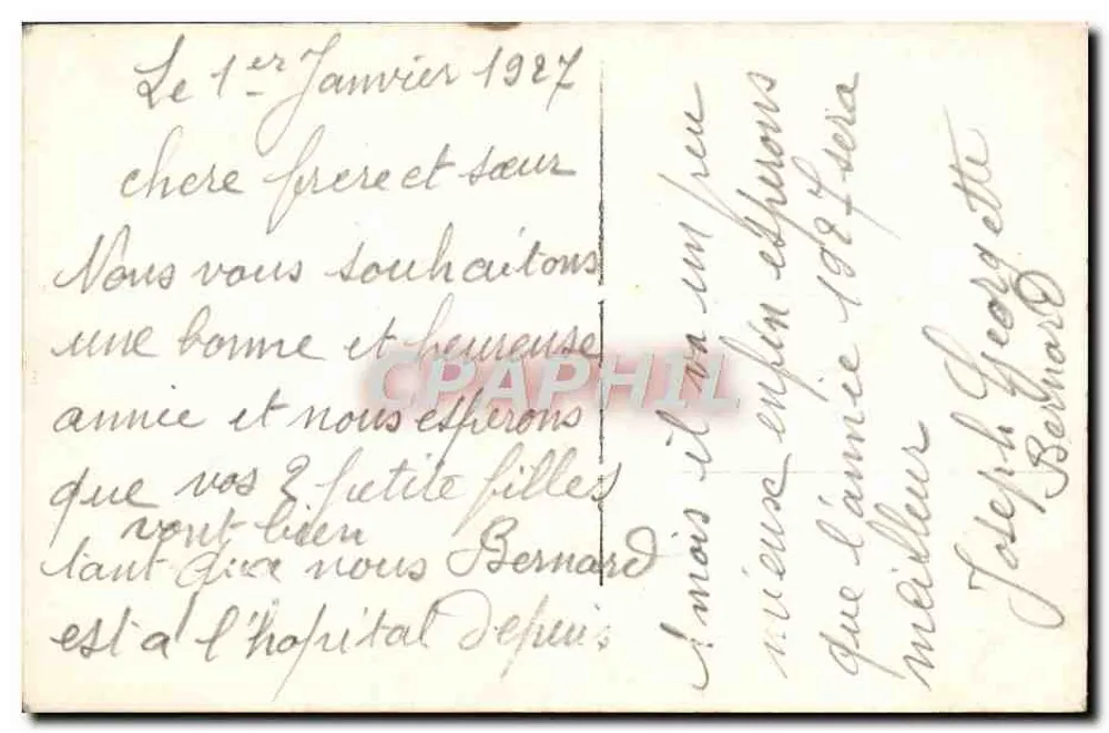 Criança com buquê de flores — DIX PARIS 1630 — Afeto - Verso